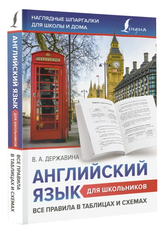 Английский язык для школьников. Все правила в таблицах и схемах