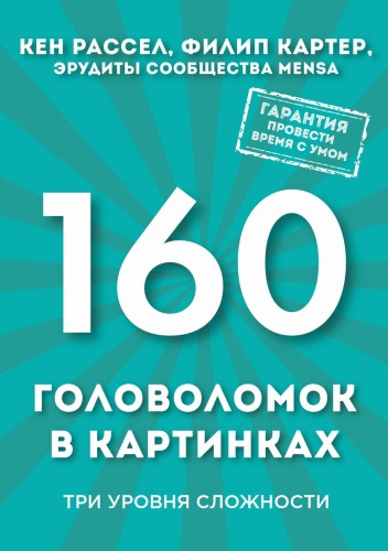 160 головоломок в картинках. Три уровня сложности