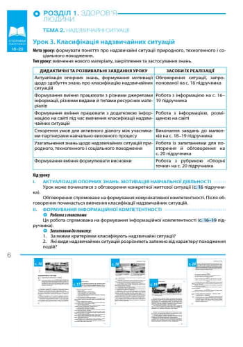Основи здоров’я. 8 клас. Розробки уроків