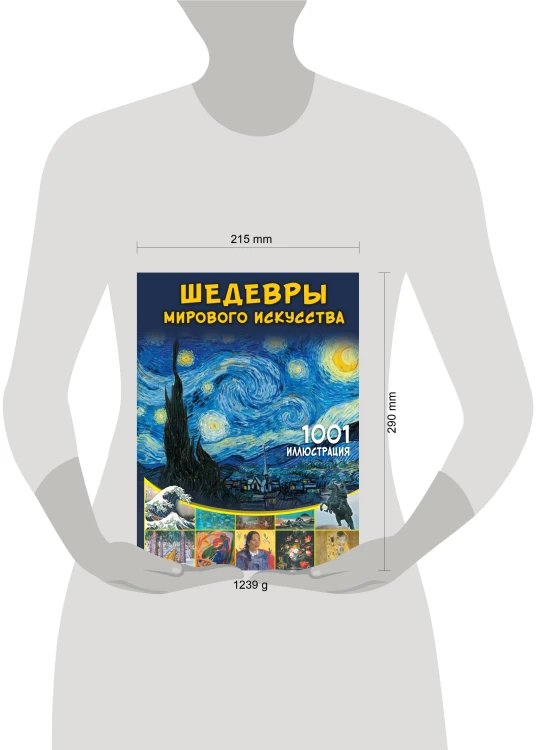 Шедевры мирового искусства. 1001 иллюстрация