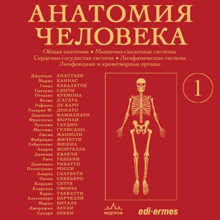 Анатомия человека. Эксклюзивное издание с 50-летней историей. Том 1