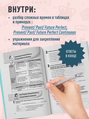 Сложные времена английских глаголов. Практический тренажер