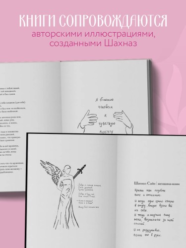 Сила нежных стихов. Комплект из 2-х подарочных книг Шахназ Сайн: 365 воинов внутри меня + На минном поле расцвели сады (ИК)