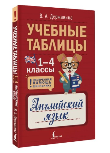 Учебные таблицы. Английский язык. 1-4 классы