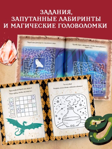 Школа чародейства и волшебства. Книга тайных лабиринтов и квестов