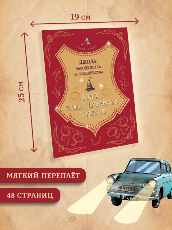 Школа чародейства и волшебства. Книга тайных лабиринтов и квестов